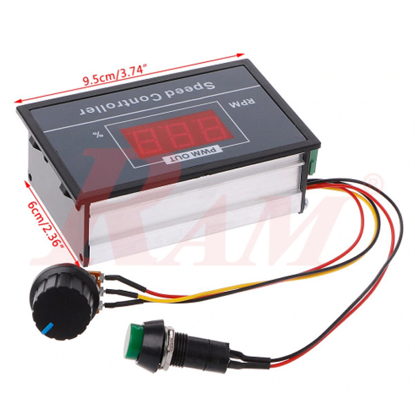 PWM 30A Motor Speed Control Switch Manual (6Vdc to 60Vdc) RAM Electronics website